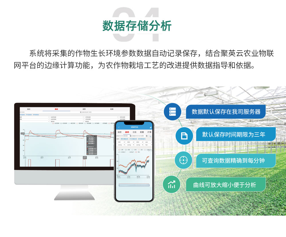 4路智慧農(nóng)業(yè)控制系統(tǒng)基礎(chǔ)版數(shù)據(jù)存儲分析