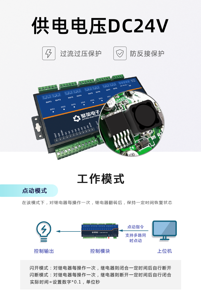 云平臺 DAM0FFF-MT 工業(yè)級數(shù)采控制器工作模式