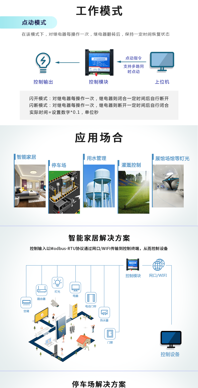 DAM-0455 工業(yè)級網(wǎng)絡控制模塊工作模式