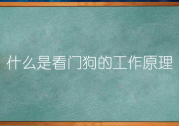 看門狗”的運(yùn)行機(jī)制是什么？