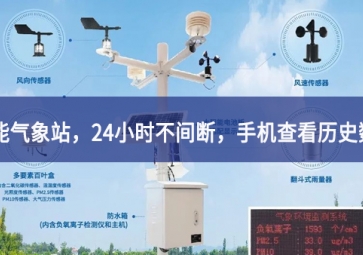 「智能氣象」智能氣象站，24小時不間斷，手機查看歷史數(shù)據(jù)