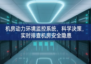 機房動力環(huán)境監(jiān)控系統(tǒng)，科學決策，實時排查機房安全隱患