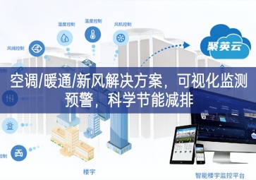 「智慧樓市」空調(diào)/暖通/新風(fēng)解決方案，可視化監(jiān)測(cè)預(yù)警，科學(xué)節(jié)能減排