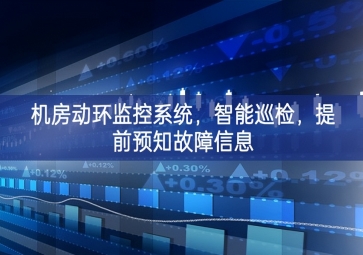 機(jī)房動(dòng)環(huán)監(jiān)控系統(tǒng)，智能巡檢，提前預(yù)知故障信息